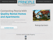 Tablet Screenshot of principleproperty.net